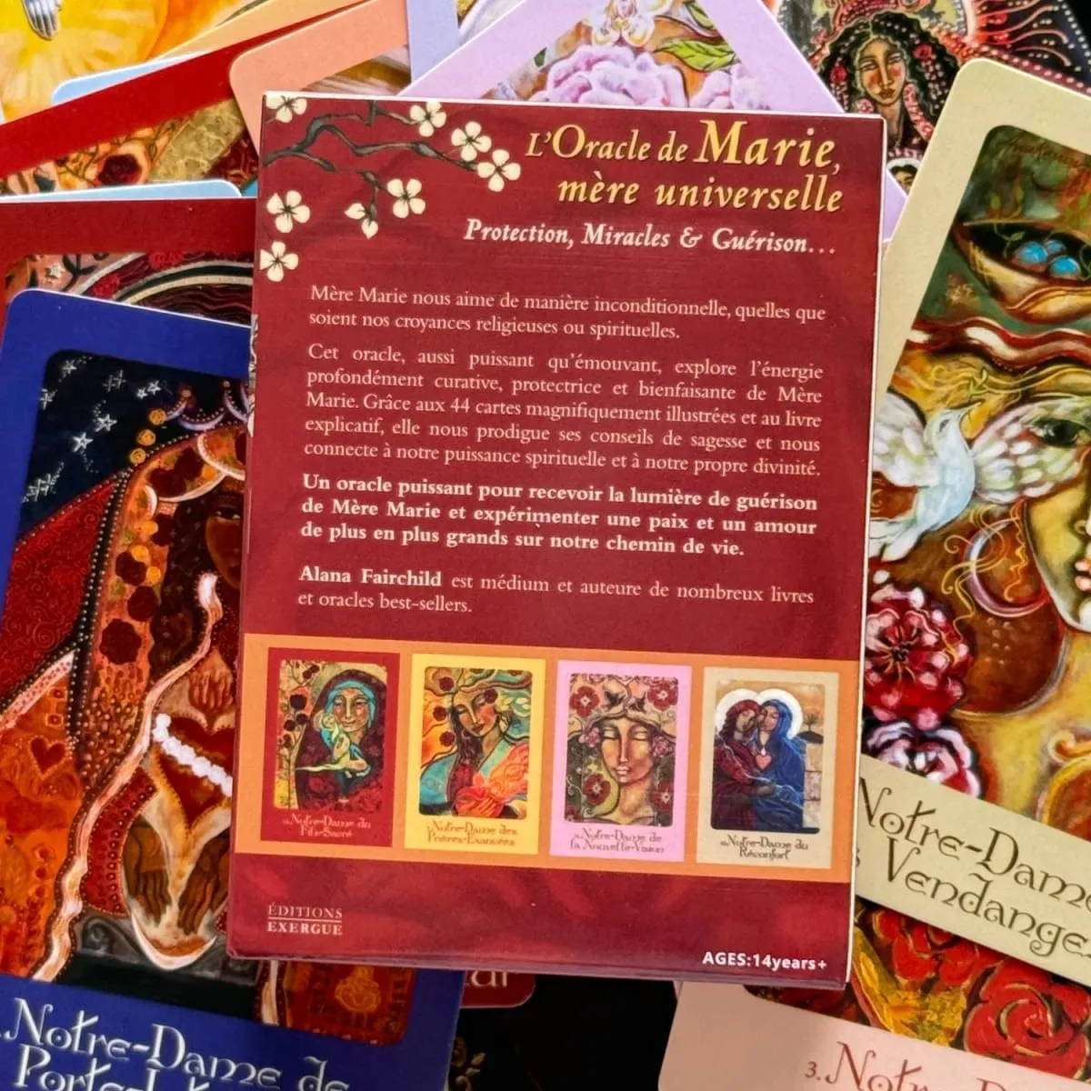 L'Oracle De Marie Mère Universelle Versi Perancis Keajaiban Perlindungan dan Guérison Oracle Deck 44 Permainan Papan — image 6
