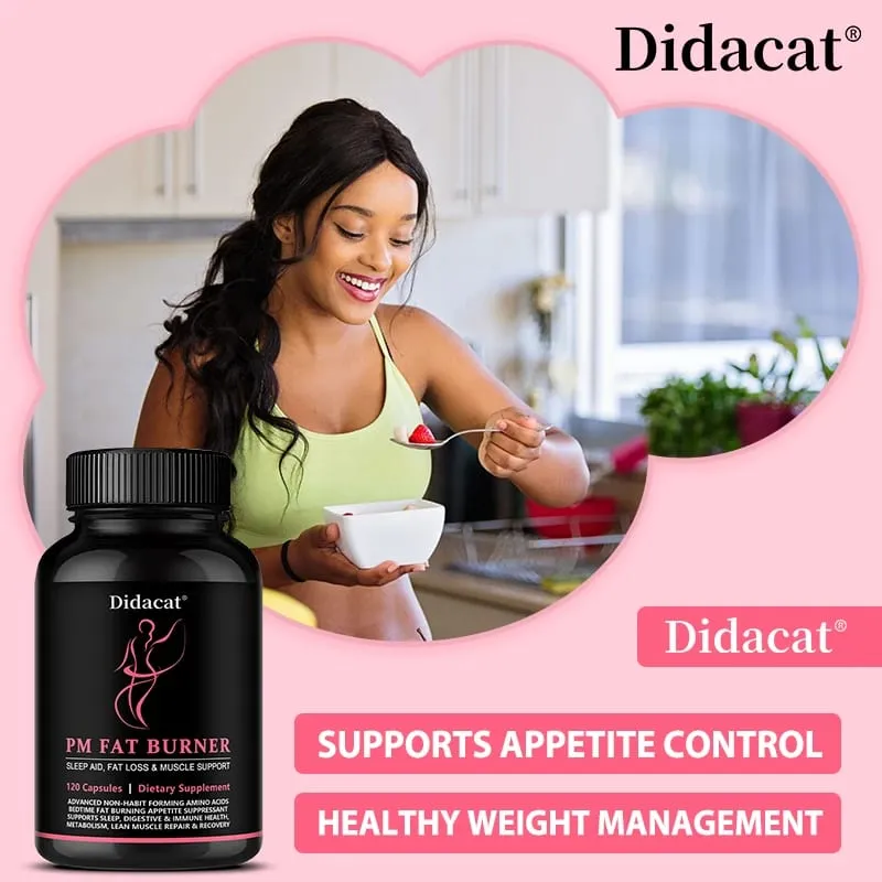 Fat Burner Supports Muscle Digestive Health Healthy Weight Loss Suppress Appetite Diet Nutritional Supplement for Sleep Aid — image 5