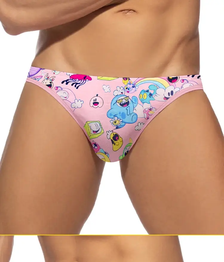 3PCS Hot Sale Modal Graffiti Printed Sexy Man Brief Underwear Men Underpant Quick Dry Slip Panties Jockstrap Men's Briefs Gaysex — image 15