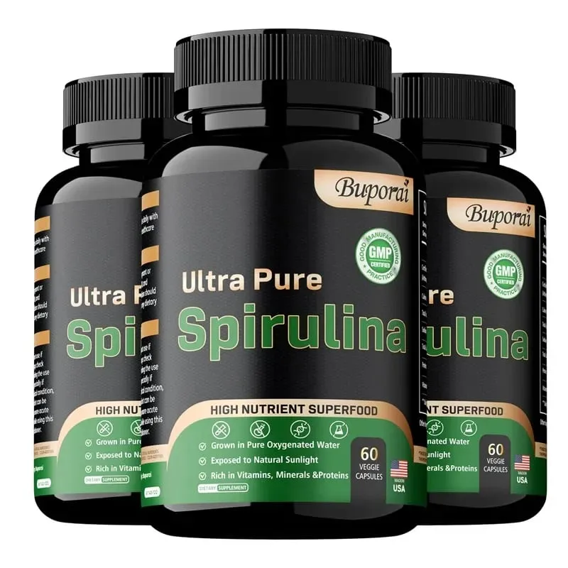 Organic Spirulina - Detoxification Immune System Cardiovascular Antioxidant Improve Digestive HealthSupplementsSupplements — image 11