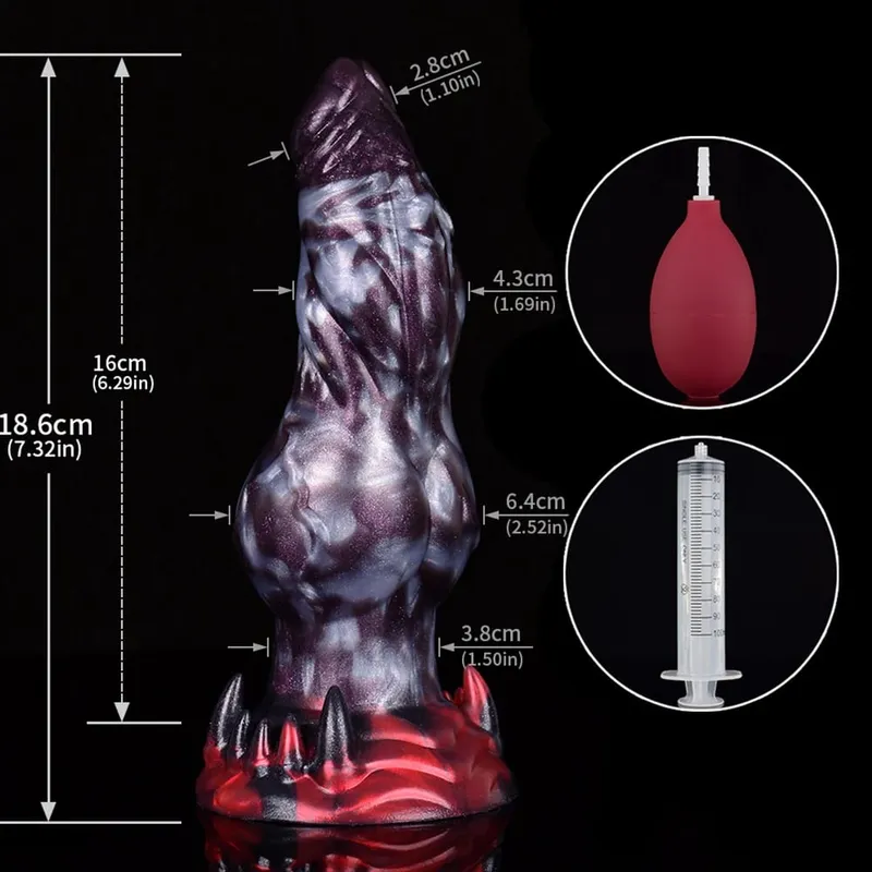 Fışkırtma At Anal Yapay Penis Canavar Sahte Penis G-spot Stimülatörü Mastürbasyon Butt Plug Horoz Seks Oyuncak Kadın Erkek Flört — image 12