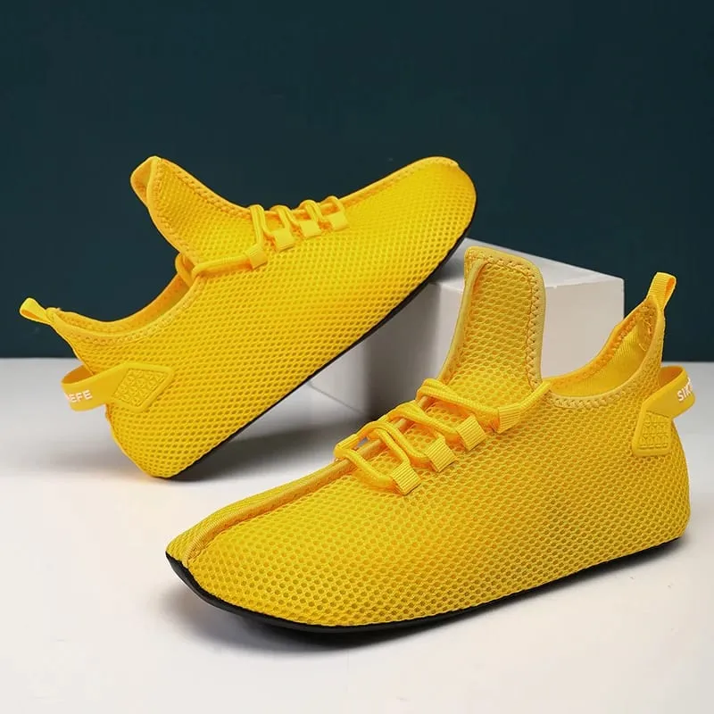 Mens Casual Shoes High Quality Lightweight Running Shoes Man Sneakers Lace Up Flats Shoes Male Outdoor Sports Tennis Shoe — image 9