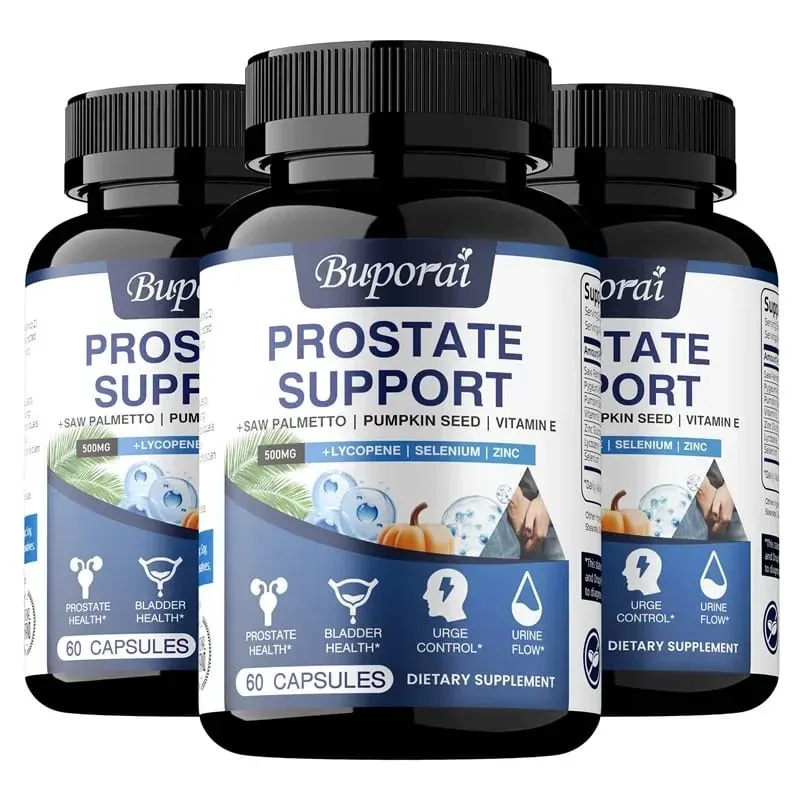 Prostate Support - Promotes Prostate and Urinary Tract Health Reduces Urination Frequency Improves Immunity Non-GMO