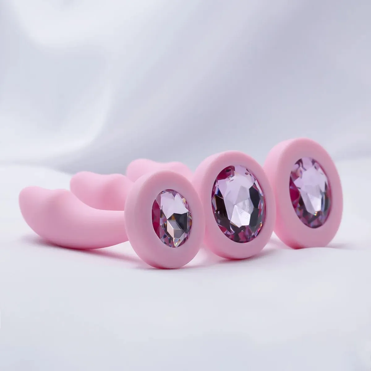 Silicone Anal Plug Gem Base Butt Plug Anal Masturbation Stimulator Anal Massage Dilatancy Toys G-point Massage Adult Sex Toys — image 5