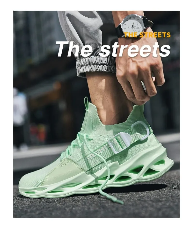 Sneakers Men Mesh Breathable Casual Men Shoes Unisex Light Soft Thick Sole Hole Couple Shoes Athletic Sneakers Women Shoes — image 10
