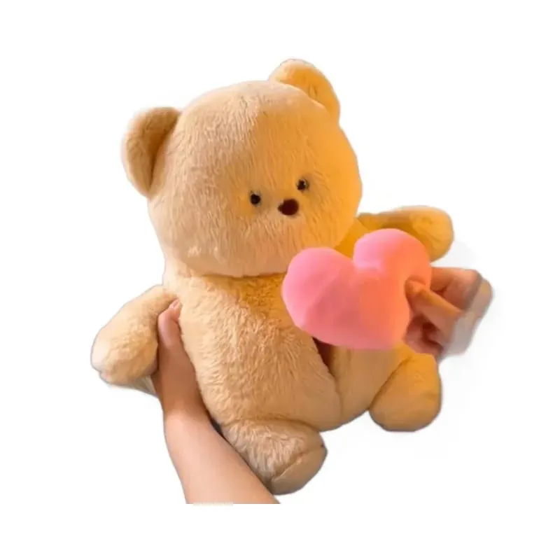 Plush Confession Bear Talking Doll Hidden Recording Stuffed Animal Super Soft Bear Companion Toy Sleeping Gift — image 6