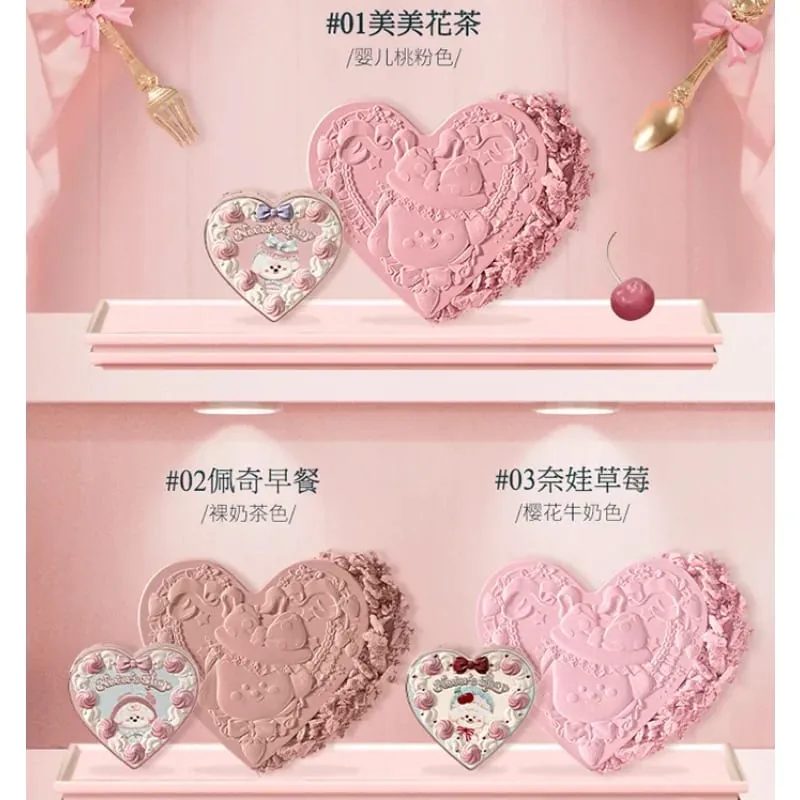 Flower Knows Never's Shop All-in Gift Set Matte Eyeshadow Lipstick Blusher Mirror Long-lasting Waterproof Korea Makeup Cosmetics