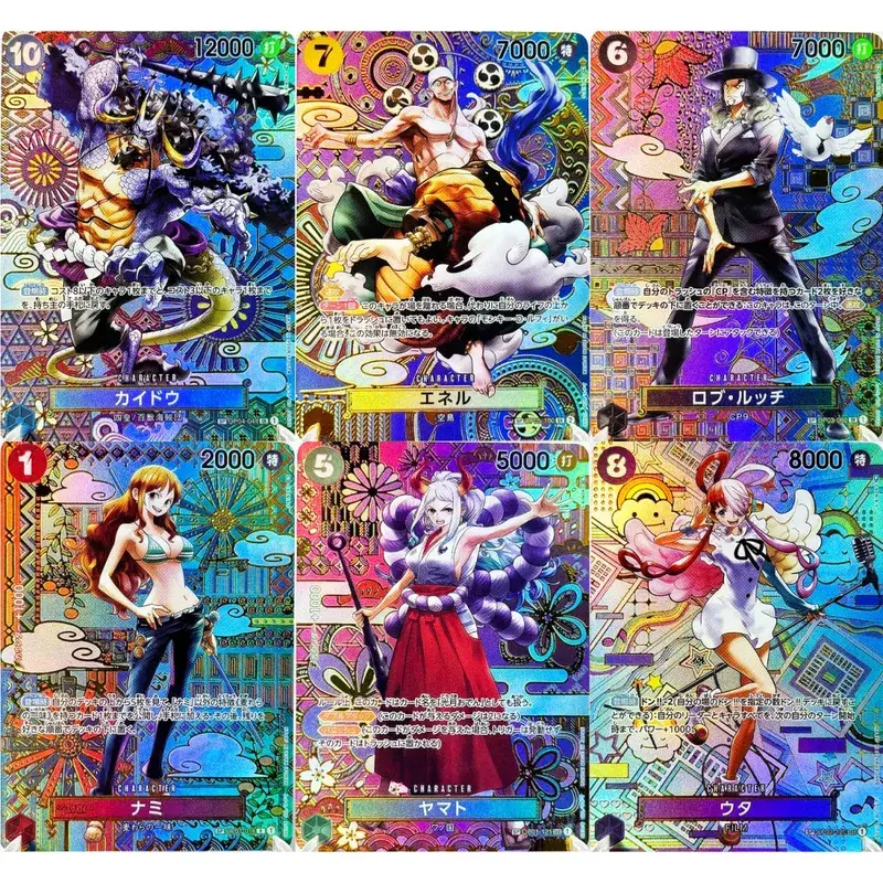 Komplet sæt One Piece Card Game SP sjældent kort komplet samling Højkvalitets DIY Replica Anime Foil Proxy Card [engelsk/japansk]