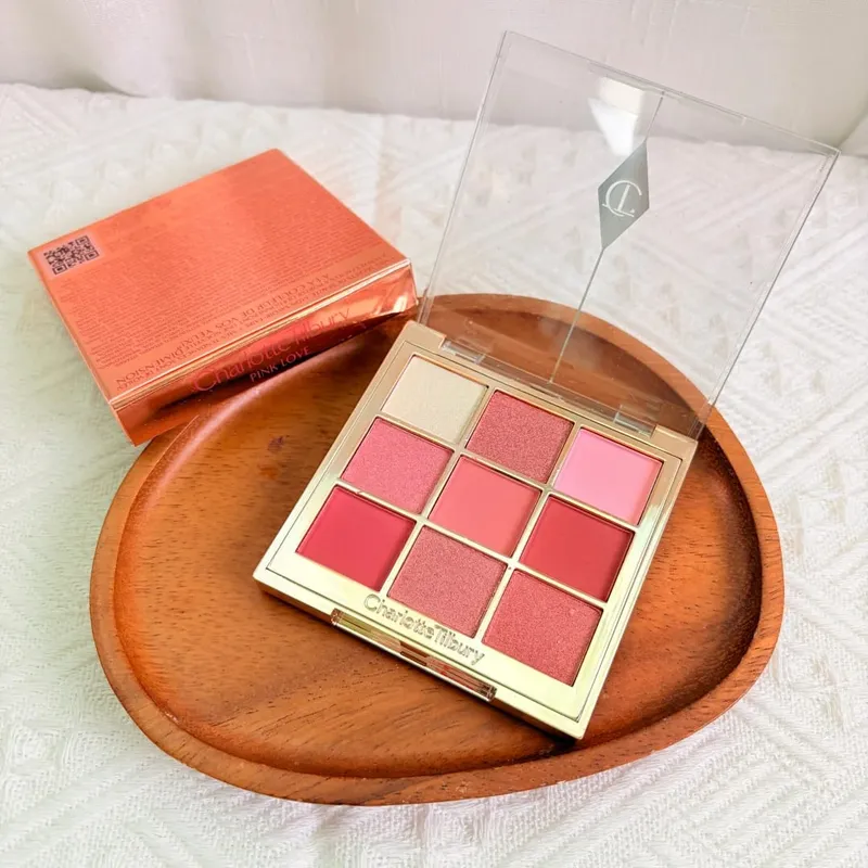 Charlotte Tilbury 4Pan Velvet&9Pan Silk Shimmer Eyeshadow&Cream Blush Dewy Long Lasting Buildable Blendable Natural Glow Makeup — image 18