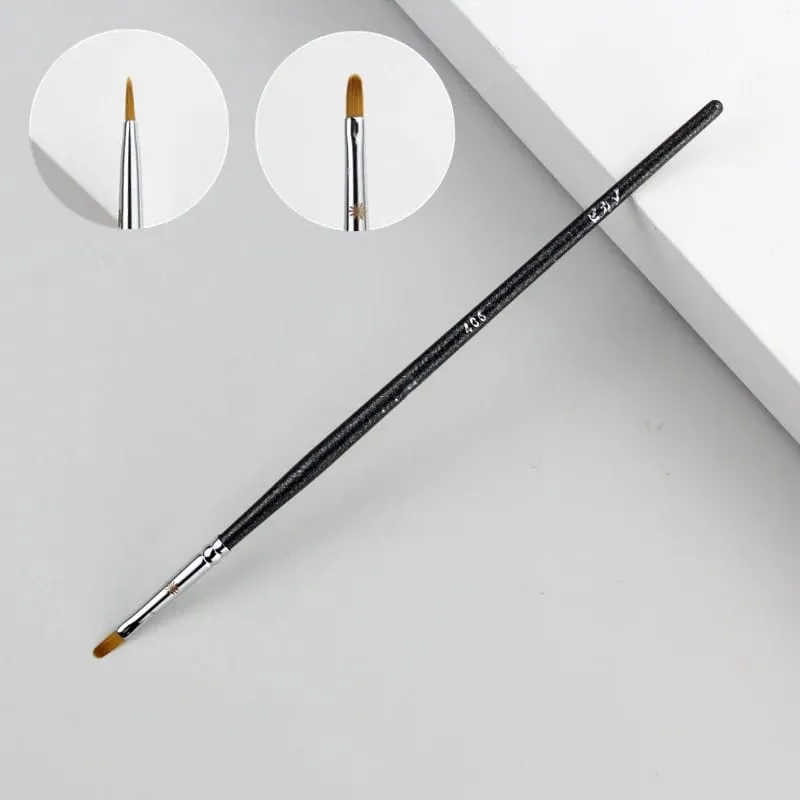 1pc Smudge Makeup Brushes Flat Eye Liner Make Up Brush Detail Precision Concealer Powder contour highlight artist cosmetic tools — image 14