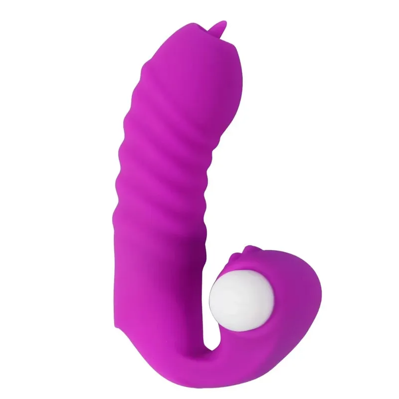 Finger Hülse Vibrator Weibliche Masturbator Klitoris Stimulieren Zunge Lecken Vagina Massager Erotische Sex Spielzeug Für Frauen Produkte — image 8