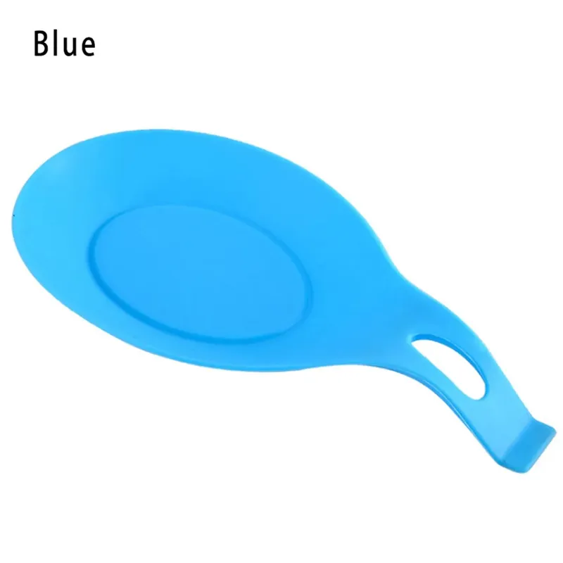 1PC Heat Resistant Silicone Spoon Shelf Chopstick Tray Pot Holder Stove Organizer Utensil Spatula Holder Spoon Pad Kitchen Tool — image 11