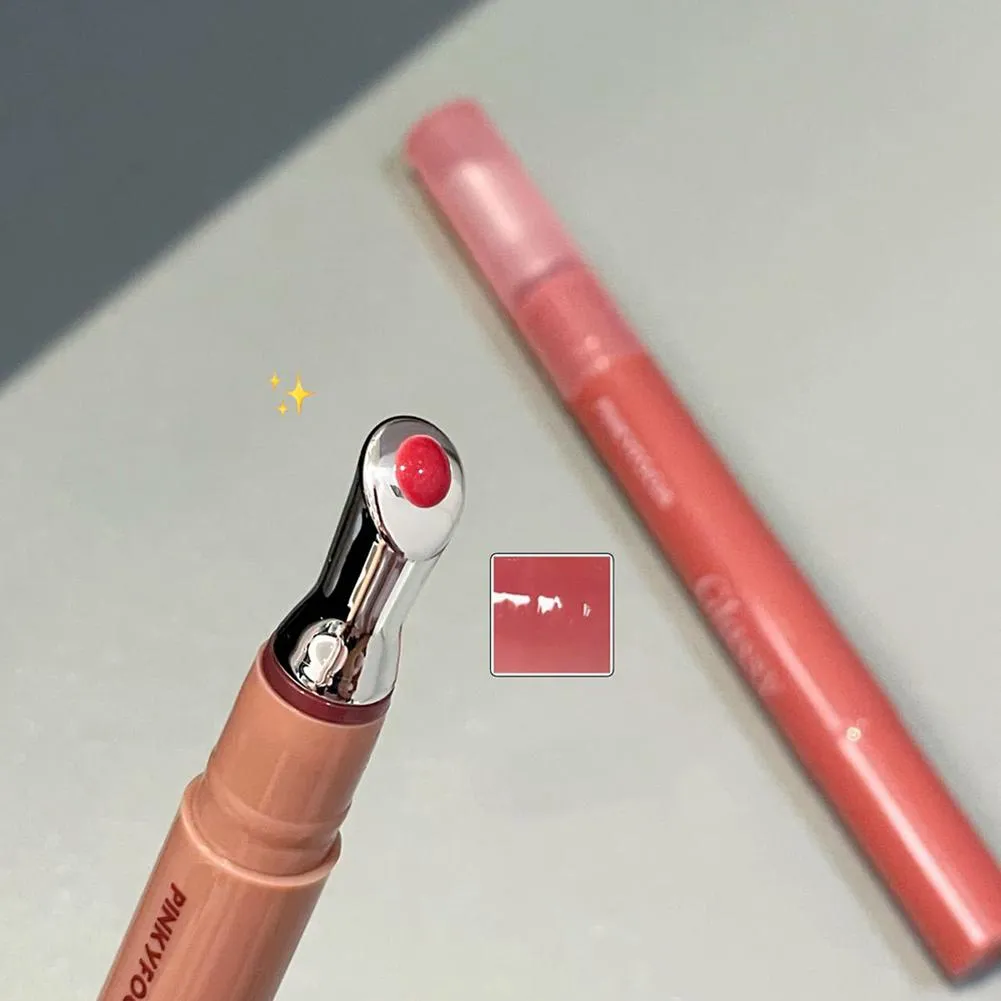Lip Gloss Vitamin E Lip Serum Hydrating & Plumping Tinted Lip Gloss Moisturizing Lip Balm For Glossy Sheer Smooth Lips — image 4