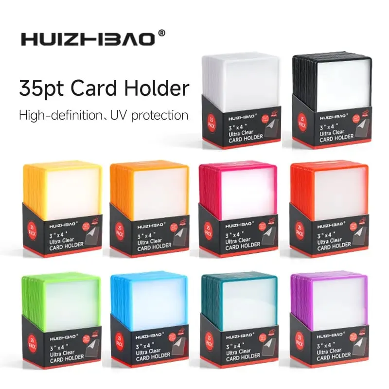 3"x 4"35PT high-quality Trading Cards for Top Loaders hard Card Sleeves Card Protectors Sleeves for Pokemon for YuGiOh for MTG — image 1