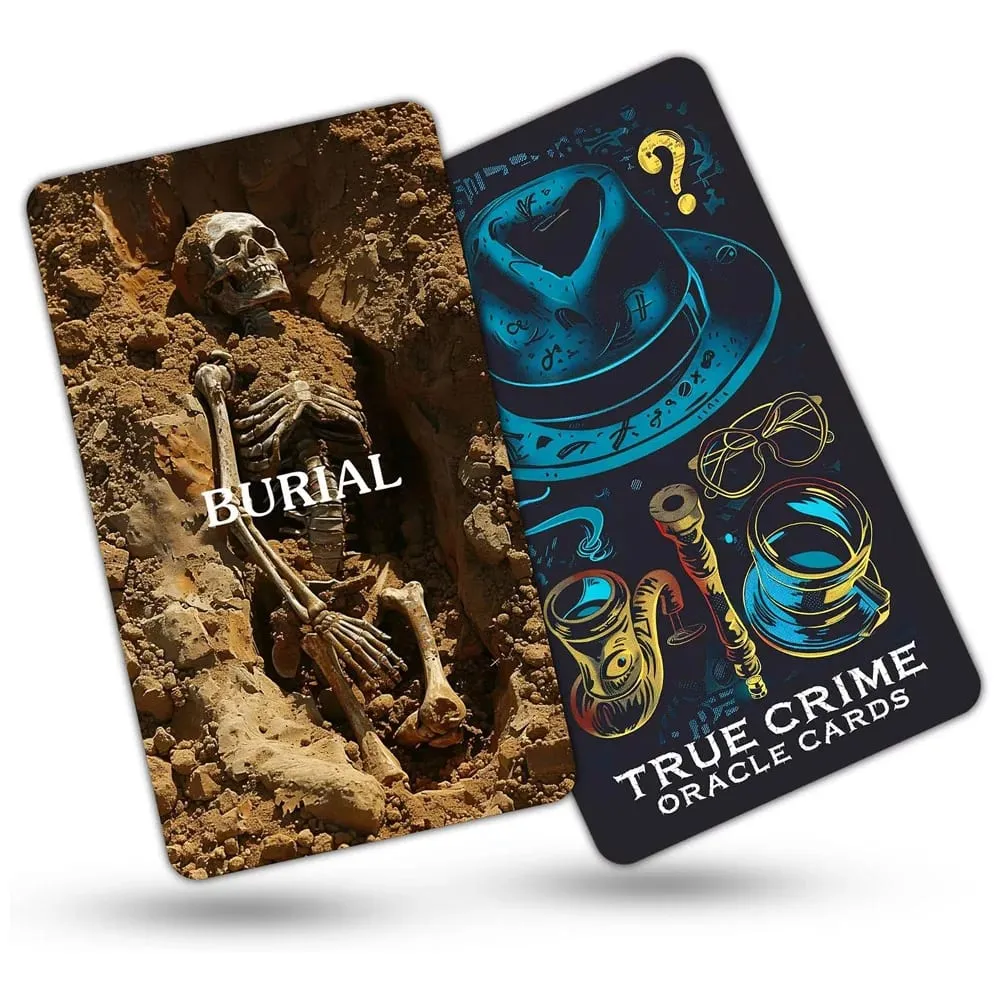 12x7cm True Crime Oracle Deck 80-cards Divination Taro in Box Card Games — image 5