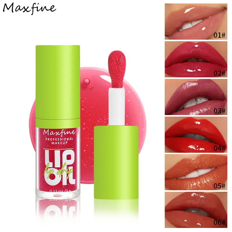 6-tone moisturizing lip gloss luminous oil lip gloss moisturizing transparent liquid lip gloss natural lip enhancer make lips — image 2