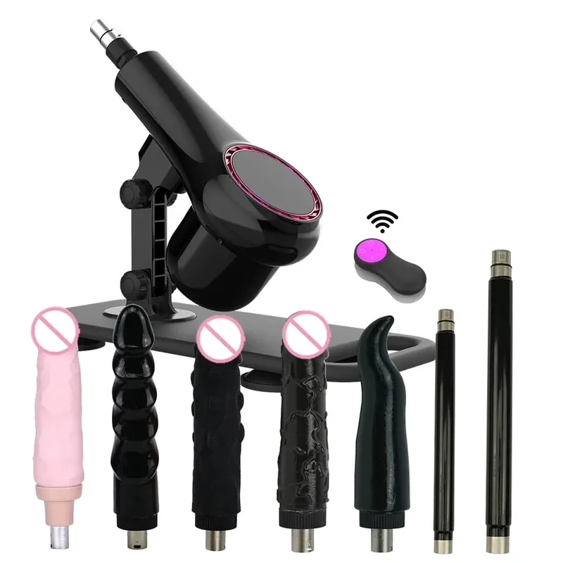 sex machine thrusting love machine automatic telescopic vibrator with Different Dildo Attachments Toys Sex toys — image 28