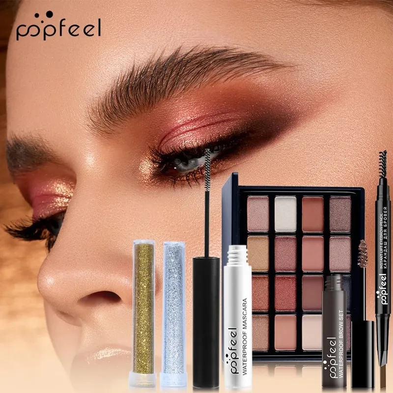 Long-Lasting Makeup Essentials Versatile Paste Complete Face Makeup Gift Bag Glamorous Makeup Collection For Makeup Beginners