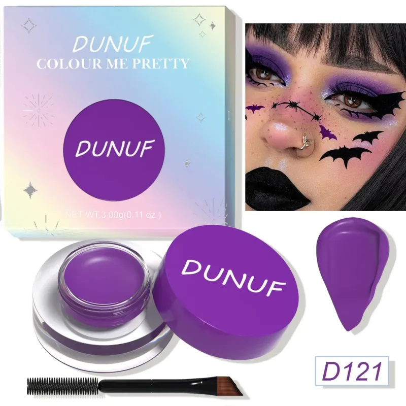 Waterproof and Durable Matte Eye Shadow Eyeliner Cream 12 Color Eyebrow Dye Cream Multi-function Facial Paint Cream Makeup