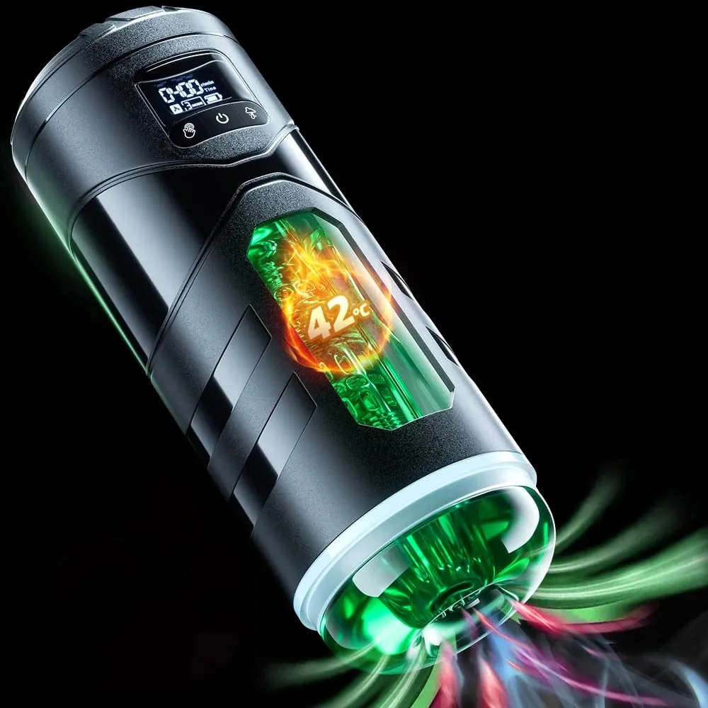 Automatic Heated Sucking Vibration Male Masturbator Cup Blowjob Pussy Pocket Sex Machine Masturbation Toy Adult Goods for Men — image 1