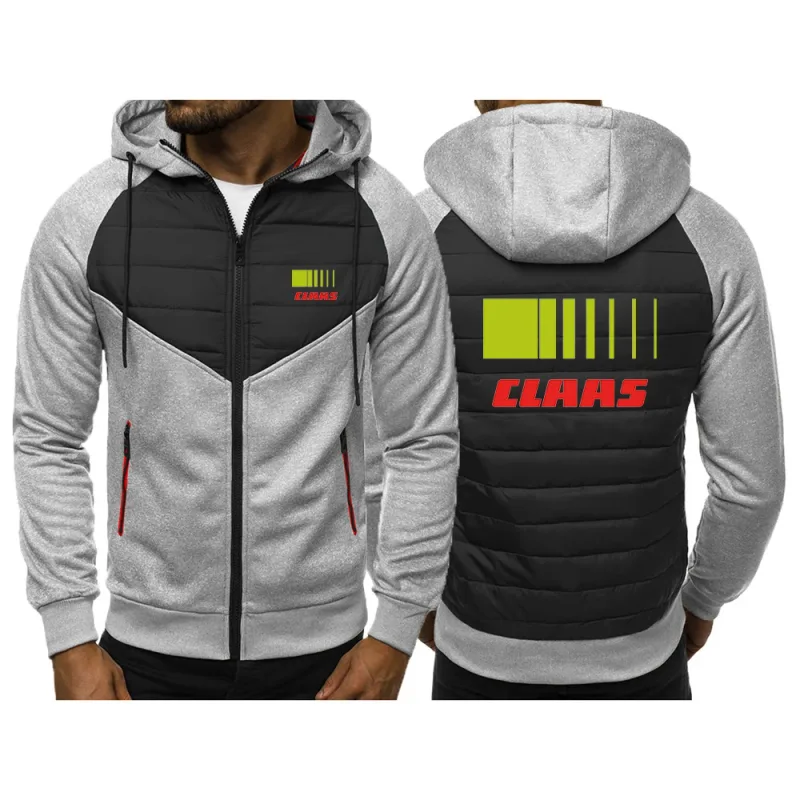 Claas – veste de loisirs pour hommes, nouveau Style, mode printemps et automne, sweat-shirt avec coutures tricolores, hauts confortables en coton, 2024 — image 6