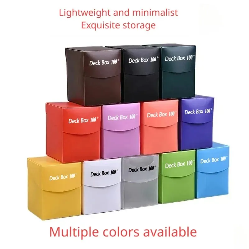Deck Trading Cards Box for 100+ Game Baseball Card Storage Box Playing Card Carrying Case for Family Party Games Supplies — image 2