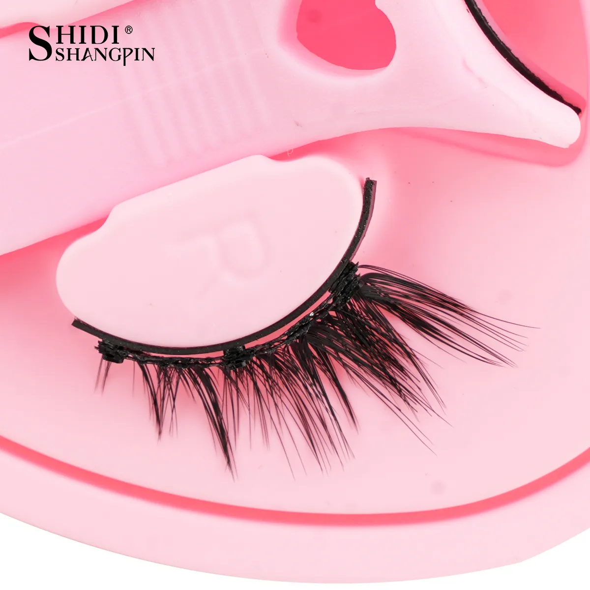 Magnetic Eyelashes 1Pair No Glue Needed 3D Natural Wispy Fake Lashes With Clip Reusable Women Beauty Eye Makeup — image 3