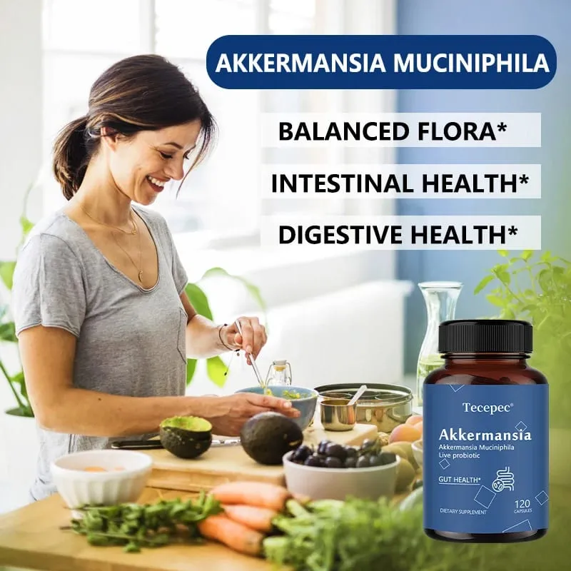 Akkermansia Muciniphila Active Probiotic Capsules Support Digestion Intestinal Health Promote Intestinal Flora Balance