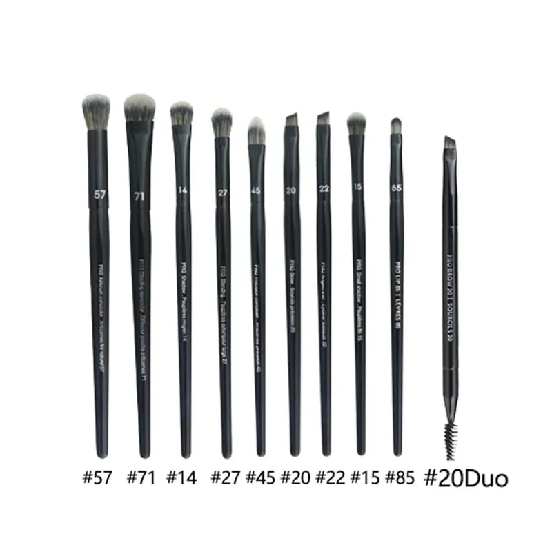 5/16/26pcs/set Black Powder Makeup Brushes Angled Sculpting Foundation Face essential cosmetic tools Eyeshadow Eye Make Up Brush