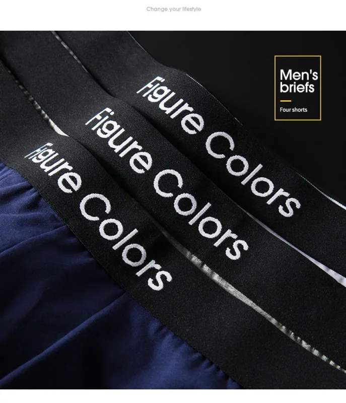 4pcs Men's Briefs Underwear Sexy Antibacterial Men's Panties Underpants Male U Convex boxer briefs for Man Absorbent Elastic — image 20
