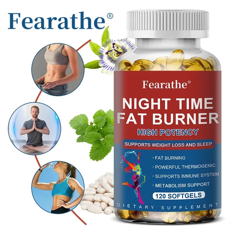 Nighttime Fat Burner - Helps Promote Metabolic Cleansing Inhibits Fat Accumulation Appetite Control During Sleep Non-GMO — image 1