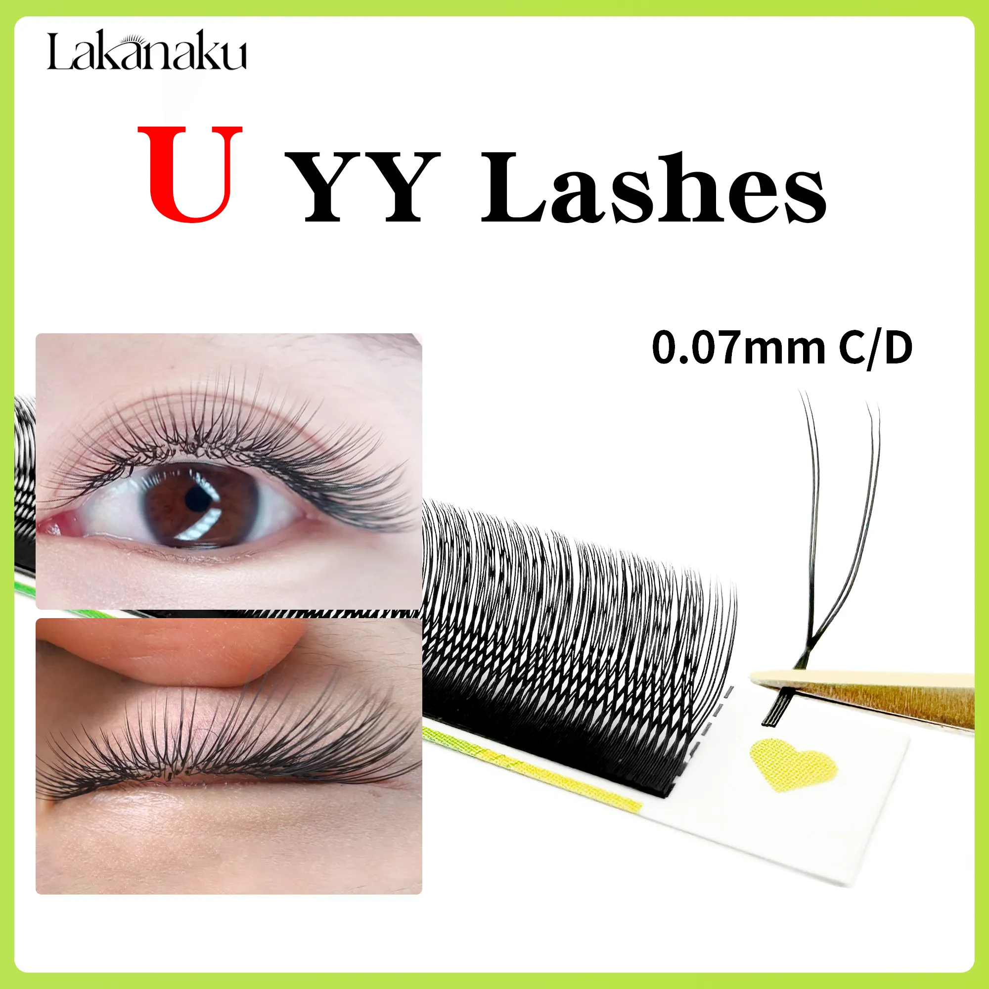 U YY Eyelashes U YY Lashes Eye Lashes Ultra Soft Premade Lash Extensions — image 3