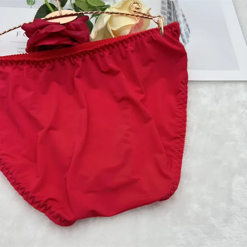 Ultra-Thin Silky Ice Silk Elastic Soft Close-Fitting Fabric Men's Daily Comfort Underwear Breathable Briefs men underwear sexy — image 13