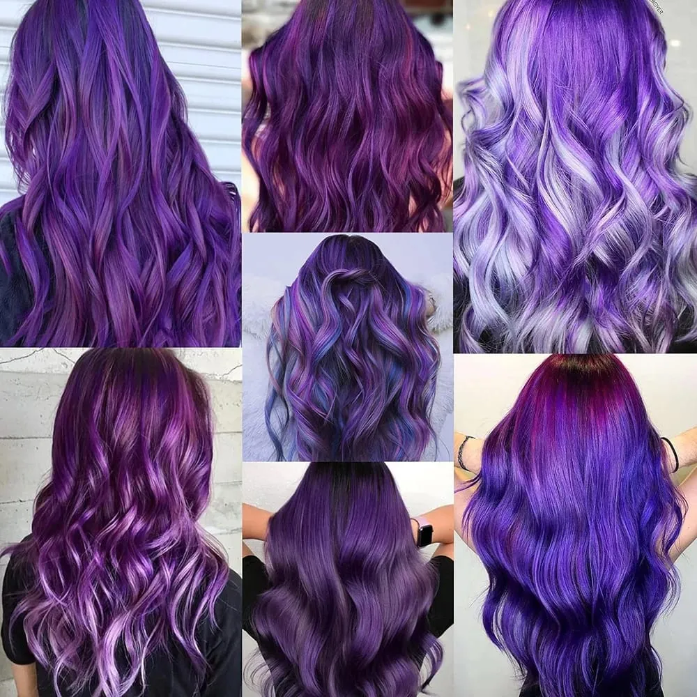 12 Pcs Colored Hair Extensions: Straight Hairpiece Multi-Color Party Highlights Clip-in Synthetic Hair Extensions for Women — image 6