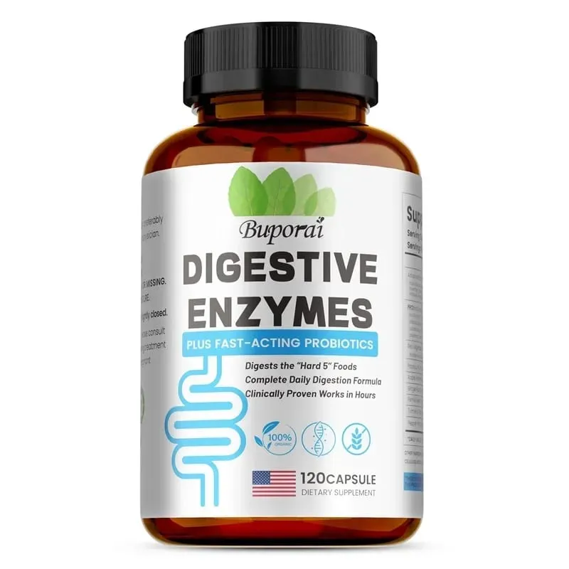 Digestive Enzymes Supplement - Digestion and Intestinal Health for Adults Men and Women Promotes Nutrient Absorption — image 9