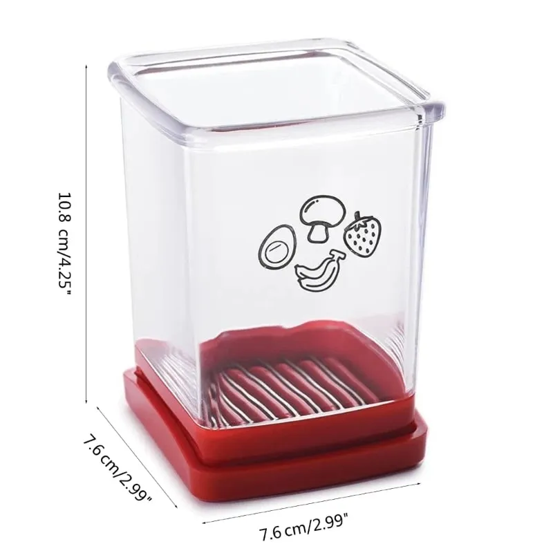 Kitchen Speed Cup Slicers Cutter Fruit Tool for Eggs Fruit Vegetable Appetizer — image 6