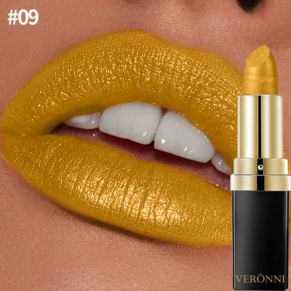 10 Color Glitter Lipsticks Shimmer Shiny Lipgloss Pearlescent Lip Tint Waterproof Long Lasting Diamond Lips Glaze Makeup Cosmeti — image 15