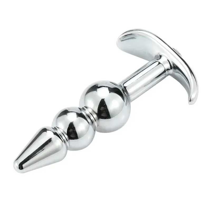 Metal Anal Boncuk Butt Plug Seti Giyilebilir Dış Mekan Küçük Büyük Anal Plug G Spot Yapay Penis Eklemek Vajina Anüs Seks Oyuncak — image 5
