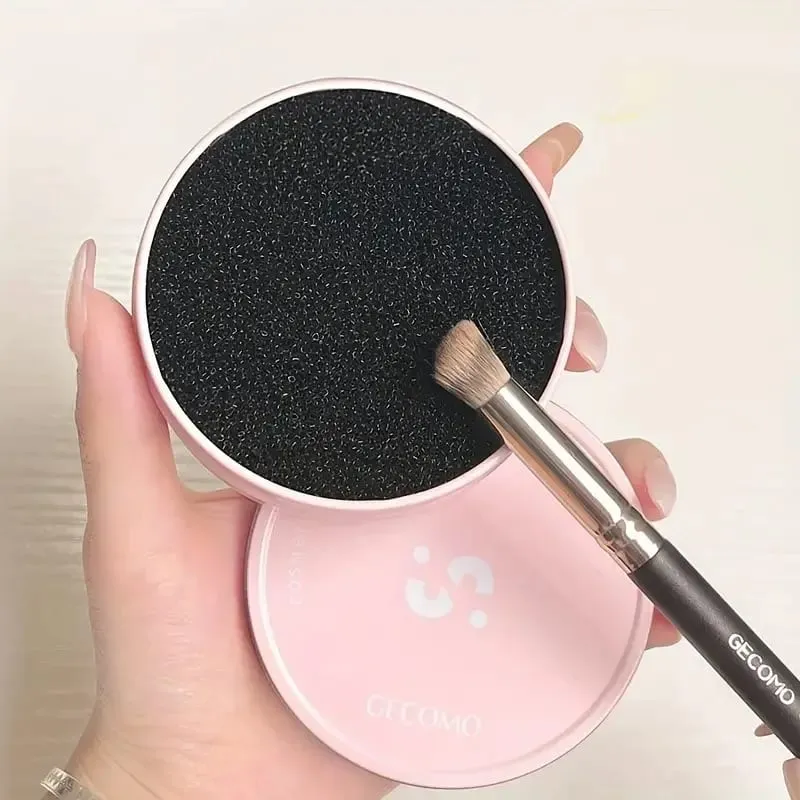 Makeup Brush Cleaner Color Removal Cleaner Sponge Quickly Easily Clean Makeup Brushes Powder Without Water Chemical Solutions