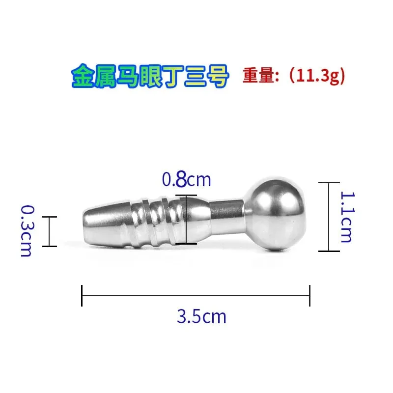 Male Stainless Steel Urethral Plug Urethral Dildo Sounding Penis Plug Urethra Stimulate Dilator Masturbation Rod Sex Toy for Men