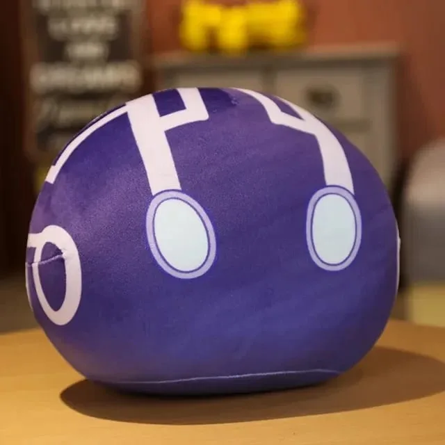 Novo 10cm anime projeto bonito genshin impacto slime pelúcia travesseiro brinquedos kawaii dos desenhos animados anime travesseiro brinquedos aniversário presente de natal para crianças — image 16