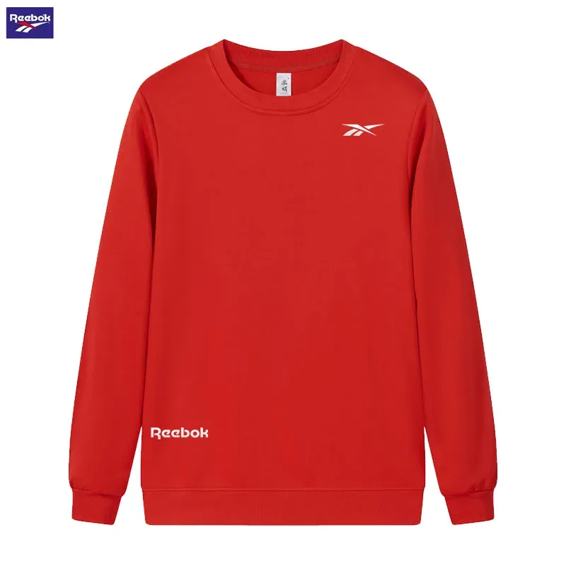 2026 Stride Running Spring/Autumn Men's and Women's Universal Round-neck Hoodie - Lightweight Solid-color Long-sleeved Loose-Fit — image 4