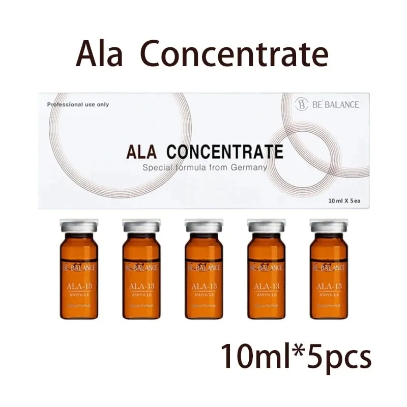5 vials 10ml Hyaluronic Acial Serum Essence Kit BRIGHTENING/ALA/HYDRA/REPAIR Face Serum Vitamin C Cosmetics Beauty Moisturizing