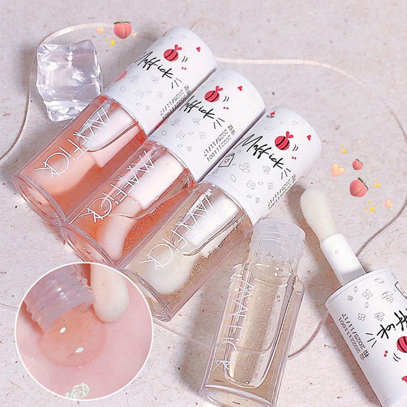 Make Up Korean Beauty Cosmetics Lip Ink Gloss Labial Lips Moisturizer Jelly Lipstick Bright Oil Moisturizing Balm Big Lip Brush — image 6
