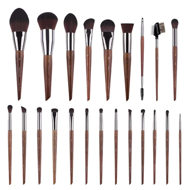 2pc/35pcs MF Natural Wood Soft Makeup Brushes Powder Foundation Concealer Make Up Brush Blush Synthetic Hair Shadow Tools — image 8