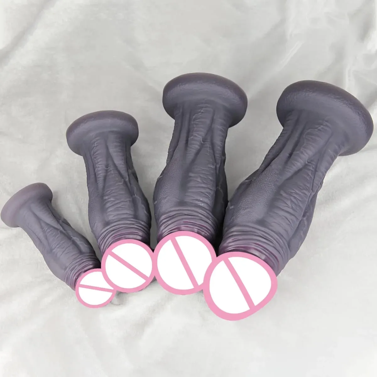 Großer weicher Dildo, superweicher Silikon-großer Penis mit Saugnapf, flexibles G-Punkt-Sexspielzeug für Frauen, Männer, Lesben — image 5