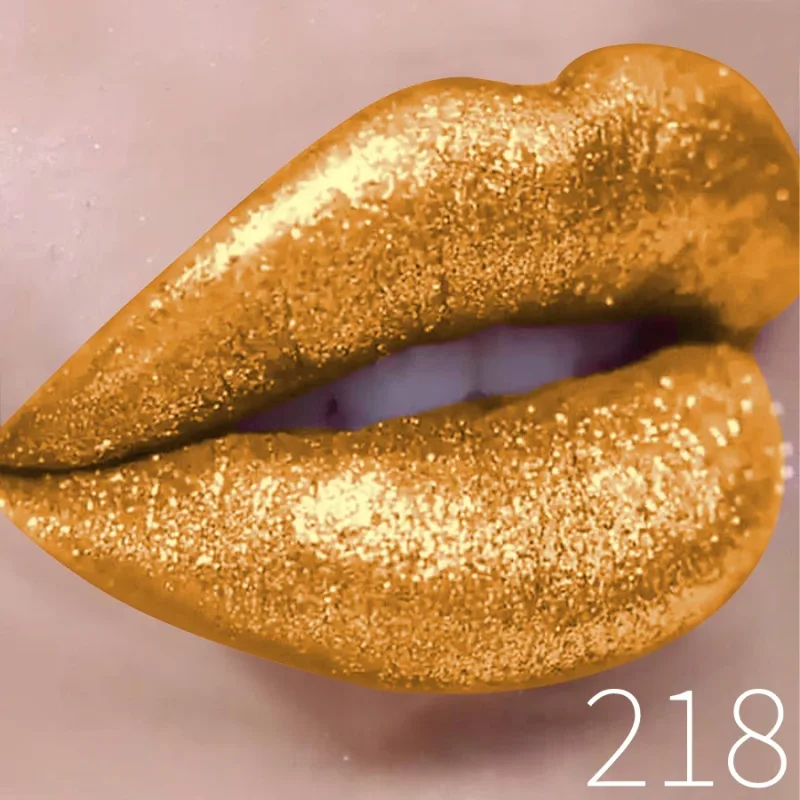 1PC Glitter Lip Gloss Long Lasting Waterproof Metallic Liquid Lipstick Pearl Shining High Pigment Lip Tint Korean Makeup Gifts — image 22