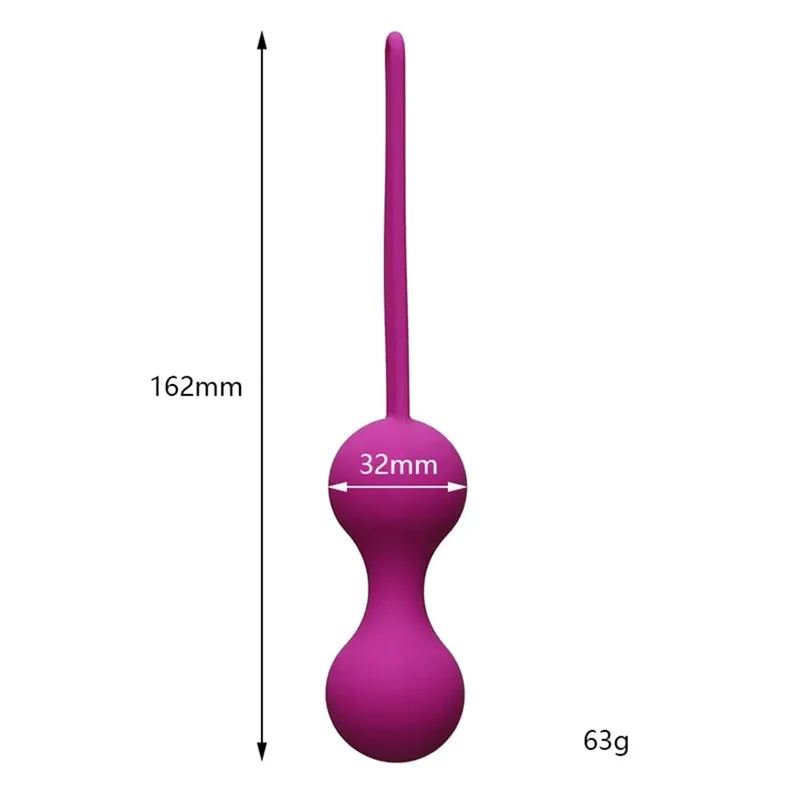 3PCS Set Silicone Smart Ball Vibrator Kegel Ball Ben Wa Ball Vagina Tighten Exercise Machine Sex Toy for Women Vaginal Geisha