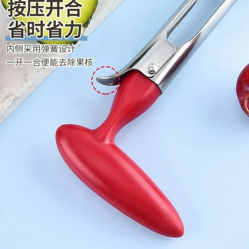 Premium Apple Corer Stainless Steel Apple Pears Core Remover Tool Fruit Cutter Seeder Slicer Knife Kitchen Vegetable Tools — image 7