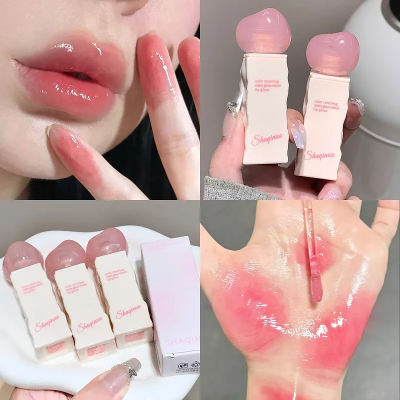 Clear Moisturizing Mirror Water Liquid Lipstick Lasting Hydrating Pink Lip Gloss Plumping Sexy Lip Tint Makeup Korean Cosmetics — image 3